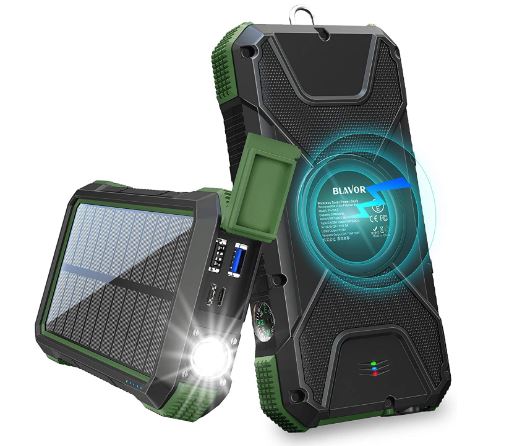 BLAVOR Solar Charger Power Bank