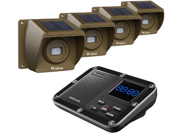 solar driveway alarm for long driveway