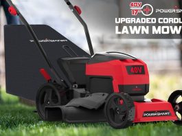 powersmart lawn mower 40v
