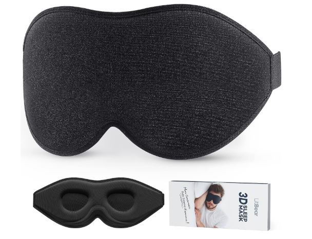 LitBear Sleep Mask for Side Sleeper Women Men