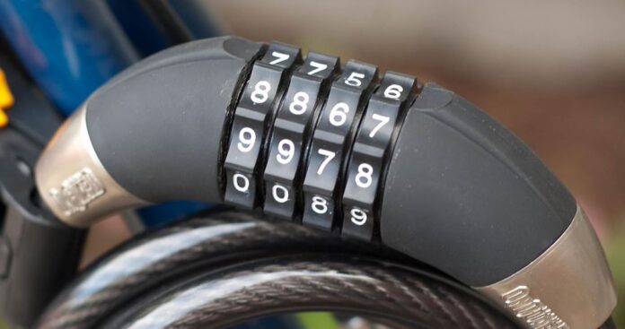 Combination bike locks